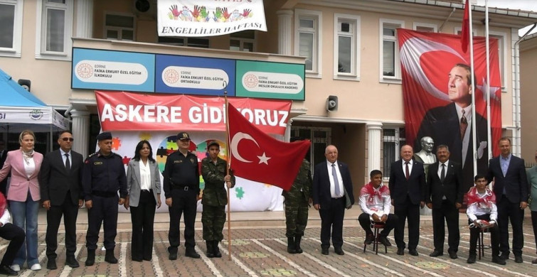 Edirne'de Temsili Askerlik Töreni ile Duygular Sel Oldu