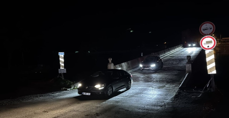 Edirne'de Tunca Köprüsü Yeniden Trafiğe Açıldı
