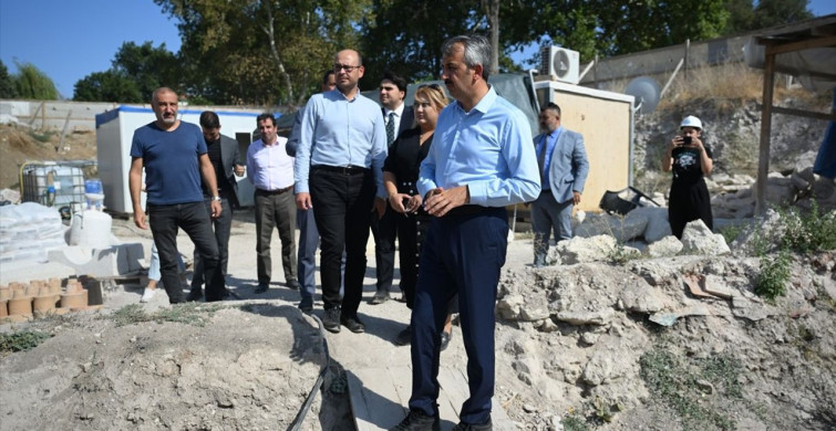 Edirne'deki Gazi Mihal Hamamı'nın Restorasyonu Devam Ediyor