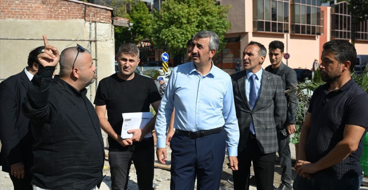 Edirne'deki Tarihi Havlucular Hanı ve Mezit Bey Hamamı'nda Restorasyon Çalışmaları Devam Ediyor