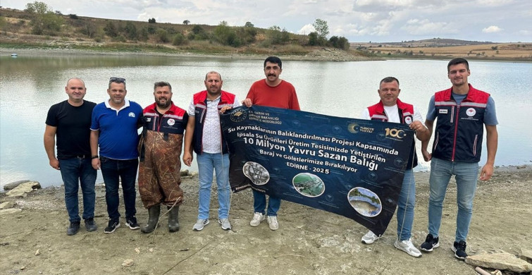 Edirne'den Tekirdağ'a Balıklandırma Projesi Uygulandı