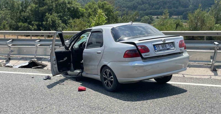 Edremit-Balıkesir karayolunda trafik kazası meydana geldi