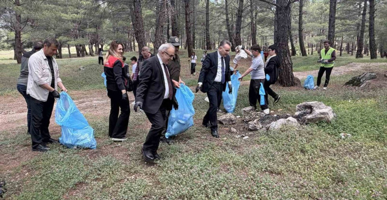 Edremit’te Orman Benim Etkinliğiyle Yangın Riskine Karşı Önlem Alındı