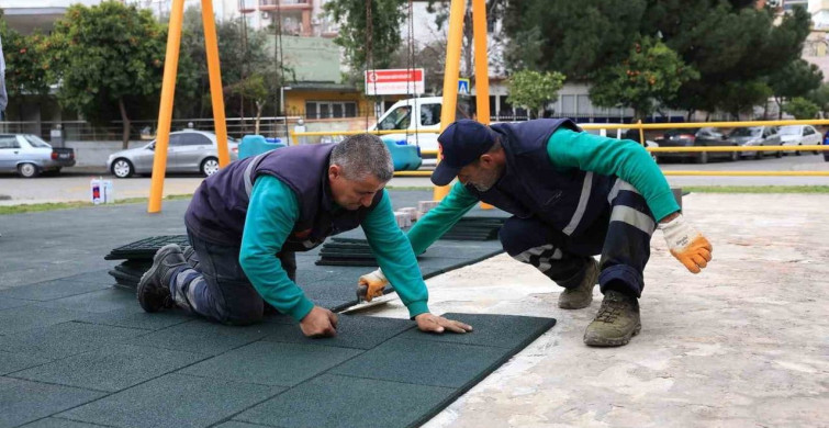 Efeler Belediyesi Parklarda Bakım ve Onarım Çalışmalarına Devam Ediyor