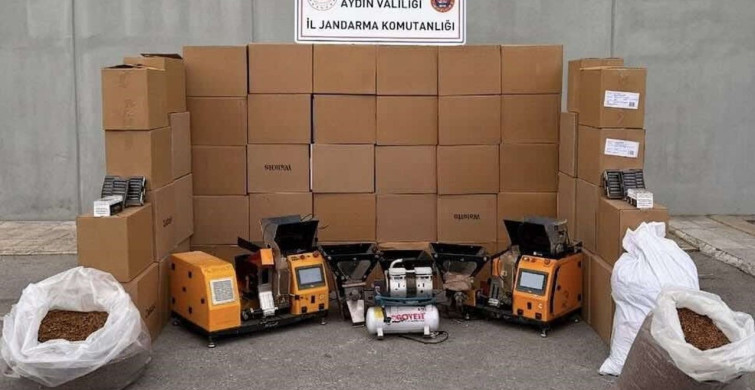 Efeler'de Kaçak Sigara İmalatına Baskın