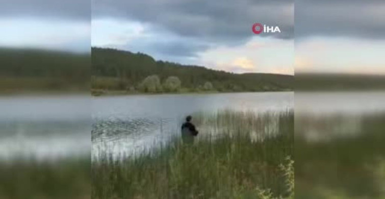 Eflani'de amatör balıkçı dev turna balığı yakaladı