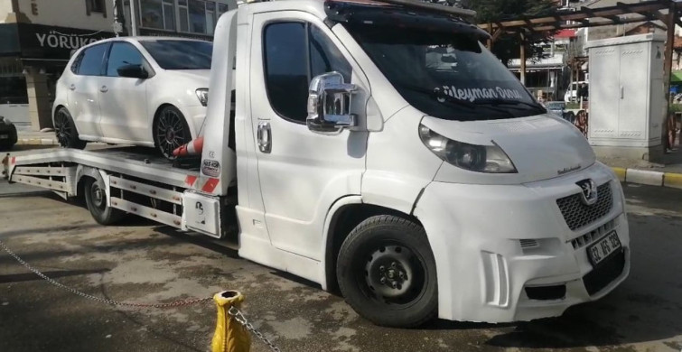 Egzoz Patlatan Araç Trafikten Men Edildi