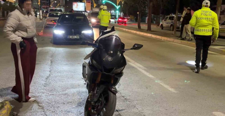 Ehliyetsiz Motosiklet Sürücüsüne Büyük Ceza