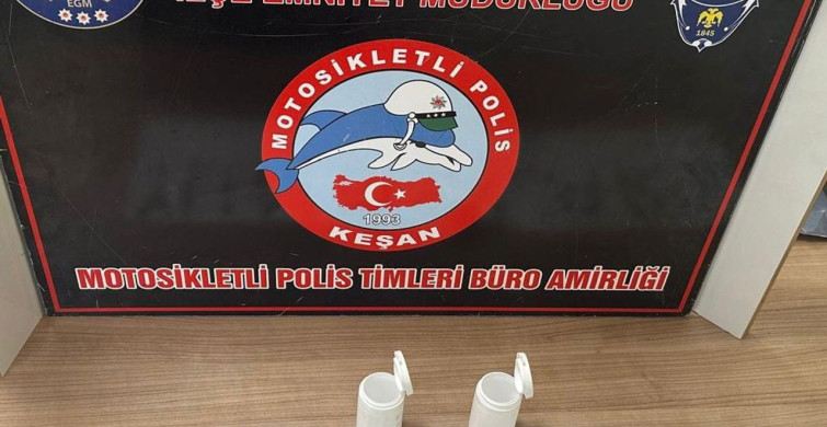 Ehliyetsiz Plakasız Motosiklet Kullanımı: Uyuşturucu Yakalandı