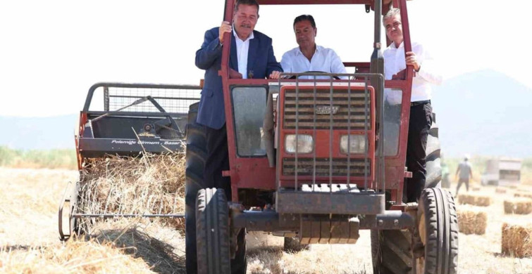 Ekinanbarı'nda üreticinin yükünü hafifleten destek