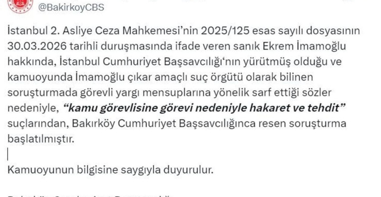 Ekrem İmamoğlu'na Yeni Soruşturma Açıldı