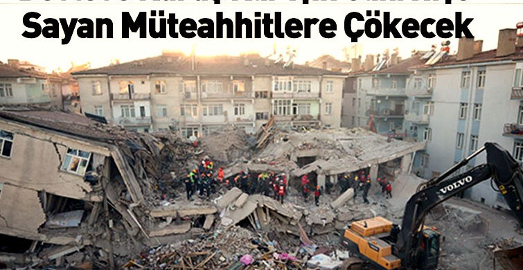 Elazığ Depreminde Yıkılan Binalara Soruşturma