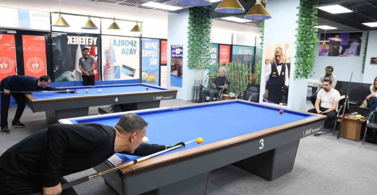 Elazığ'da 3 Bant Bilardo Bölge Şampiyonası Sonuçlandı