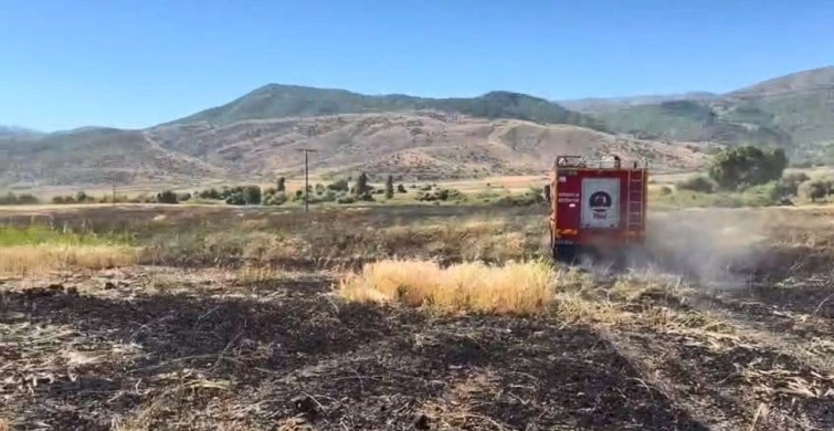 Elazığ'da arazi yangını kontrol altına alındı