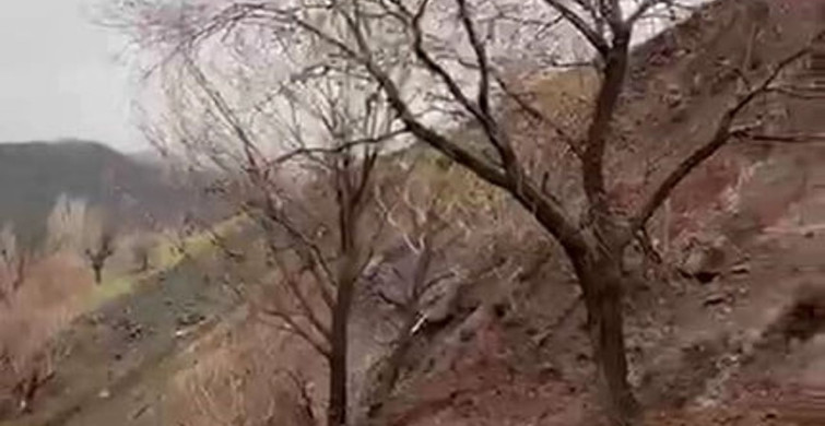 Elazığ'da Aşırı Yağışlar Toprak Kaymasına Neden Oldu