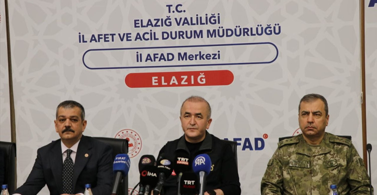 Elazığ'da Deprem Değerlendirme Toplantısı