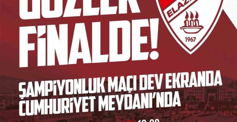 Elazığ’da Dev Ekran ile Elazığspor Maçı Coşkuyla İzlenecek