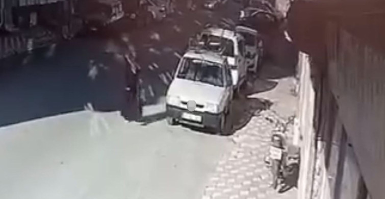 Elazığ'da düşen parayı alıp kaçan kadın güvenlik kamerasında