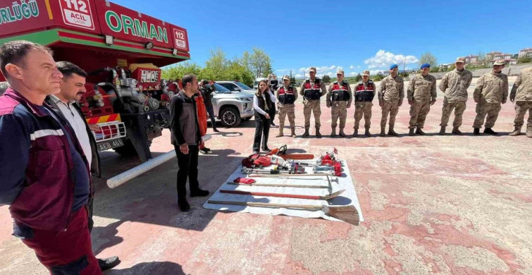 Elazığ'da Jandarma Personeline Yangın Eğitimi