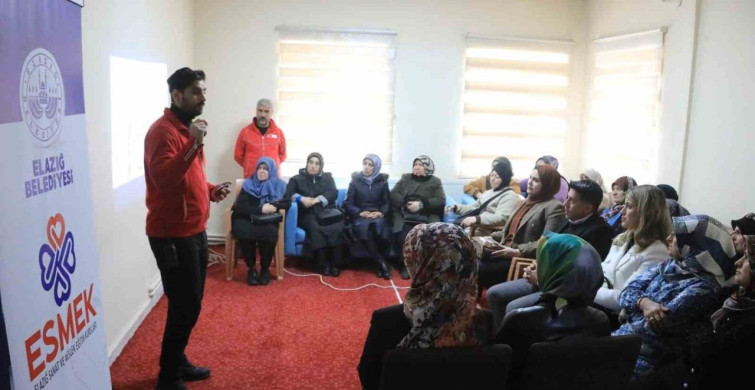 Elazığ'da Kadınlara Afet Bilinci Eğitimi