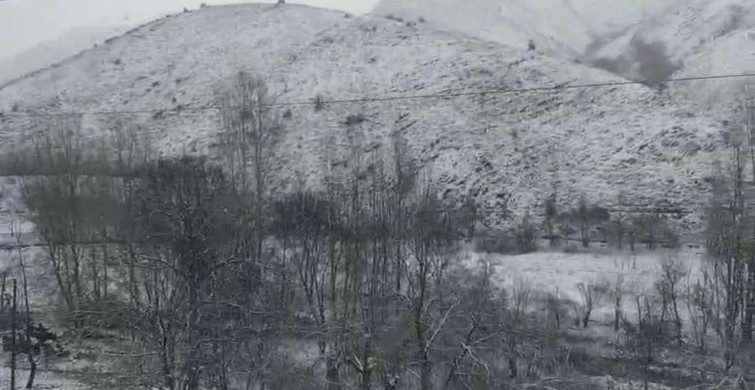 Elazığ'da Nisan Ayında Kar Yağışı Sürprizi