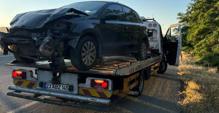 Elazığ'da otomobil şarampole uçtu: 1 yaralı