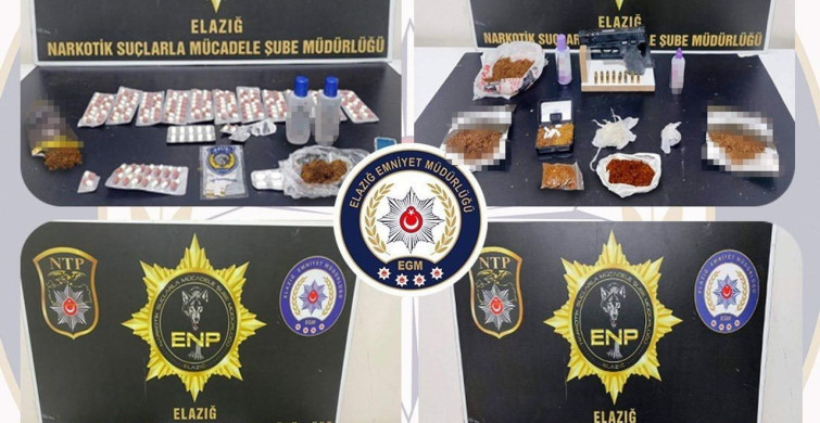 Elazığ’da uyuşturucu operasyonu: 17 şüpheli tutuklandı