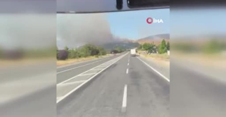 Elazığ'ın Palu ilçesinde buğday tarlasında çıkan yangın kontrol altına alındı