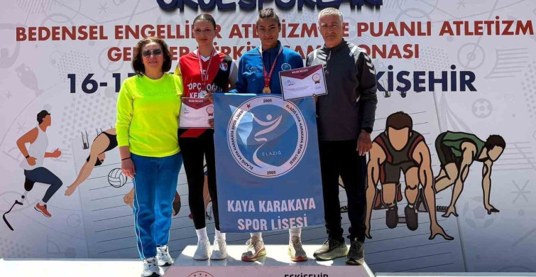 Elazığlı Atletler Türkiye Şampiyonasında Zirveye Çıktı