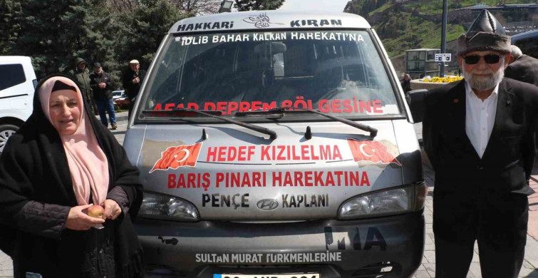 Elmacı Dede'den Şehitler İçin Anlamlı Elma Dağıtımı