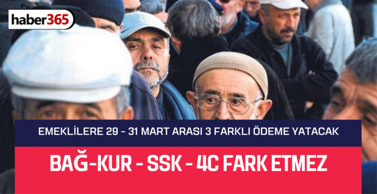 Emekliye 29 - 31 Mart arası 3 farklı ödeme yatacak! Tahsis numaranızın sonunu kontrol edin