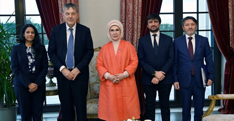 Emine Erdoğan UNRWA Genel Komiseriyle Görüştü