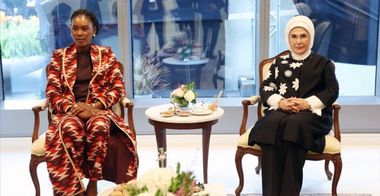 Emine Erdoğan ve Zita Oligui Nguema'dan Sıfır Atık İş Birliği