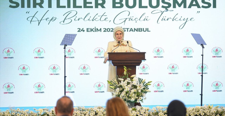 Emine Erdoğan'dan Siirt'e Vefa Dolu Mesajlar