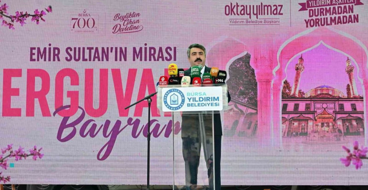 Emir Sultan'da Erguvan Bayramı Coşkusu