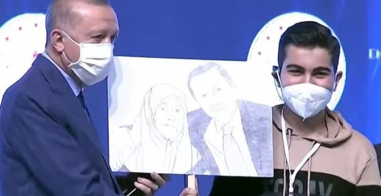 Engelli Gencin Hediyesi Cumhurbaşkanı Erdoğan'ı Duygulandırdı!