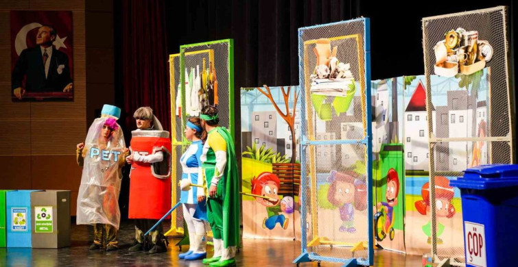 Erbaa'da Çocuklar için Sıfır Atık Tiyatrosu Düzenlendi