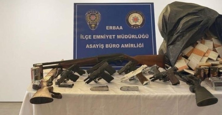 Erbaa'da Ruhsatsız Silah Operasyonu: Cephanelik Ele Geçirildi