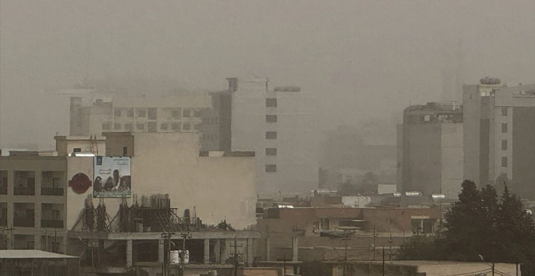 Erbil'de Kum Fırtınası Nedenli Hava Kirliliği Yaşamı Zorlaştırıyor