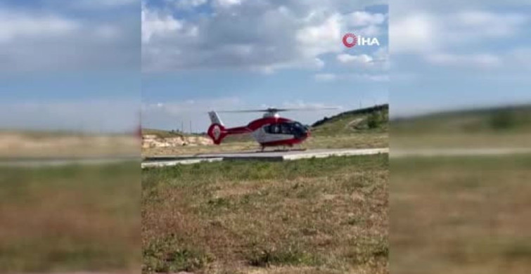 Erciş’ten Van’a hava ambulansı ile bebek sevk edildi