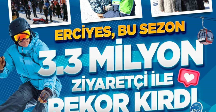Erciyes Kayak Merkezi'nde Rekor Sezon