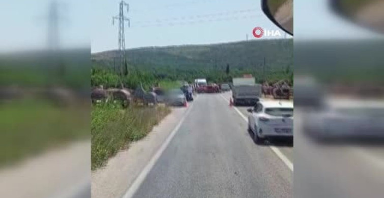 Erdek'te meydana gelen zincirleme kazada bir kişi hayatını kaybetti