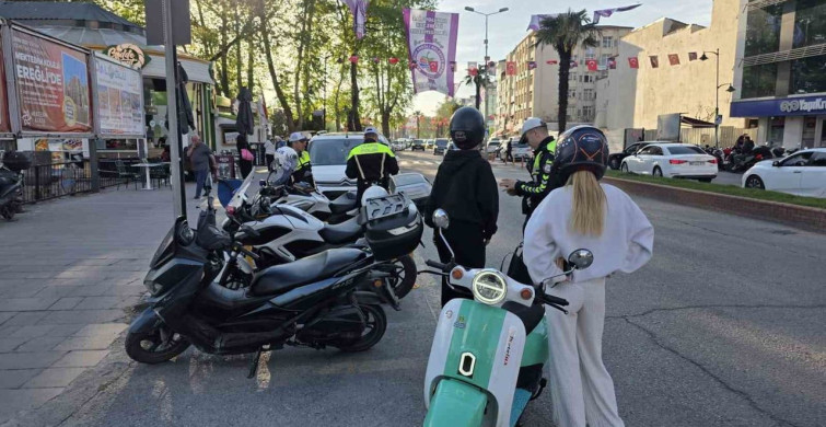 Ereğli'de Motosiklet Denetimleri Sıkı Tutuluyor