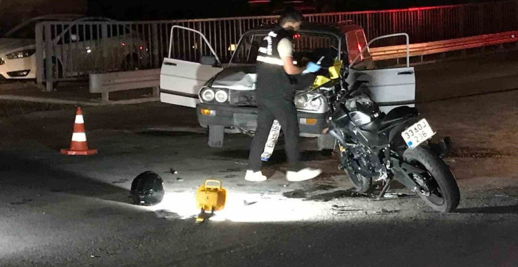 Ereğli'de otomobil ile motosiklet çarpıştı: motosiklet sürücüsü ağır yaralandı
