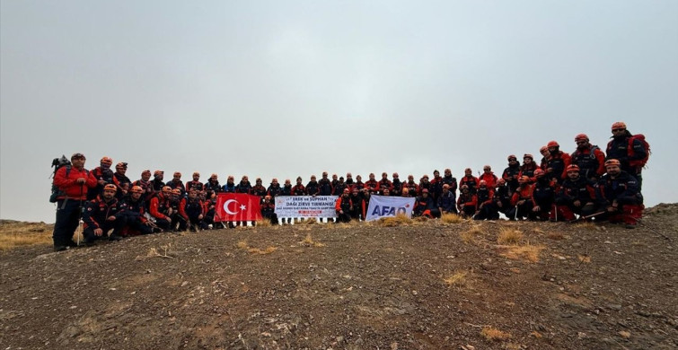 Erek ve Süphan Dağlarında Arama Kurtarma Tatbikatı