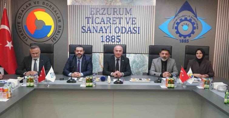 ERSİAD Heyetinin ETSO Ziyareti: Erzurum'un Stratejik Rolü Vurgulandı