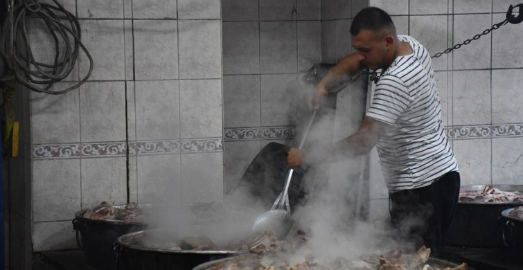 Ertuğrul Gazi'yi Anma ve Yörük Şenlikleri'nde Şifalı Pilav Hazırlıkları