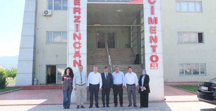 Erzincan Belediye Başkanı Bekir Aksun Çimento Fabrikasını Ziyaret Etti