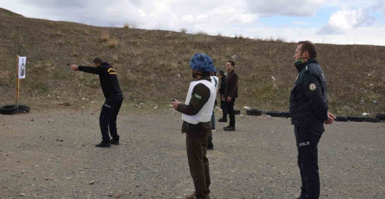 Erzincan Orman Personeline Silah Eğitimi