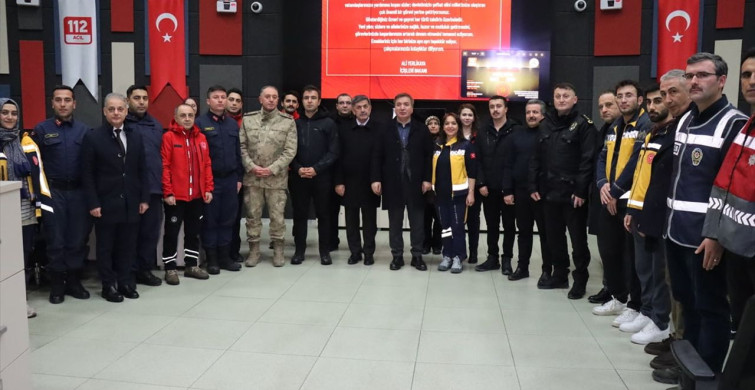 Erzincan Valisi Hamza Aydoğdu, Yeni Yıla Görev Başındaki Görevlileri Ziyaret Etti